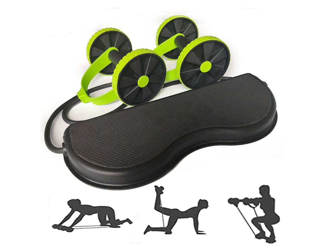 Roda Ab Roller Double Muscle Trainer Roda Abdomi Aquaforge