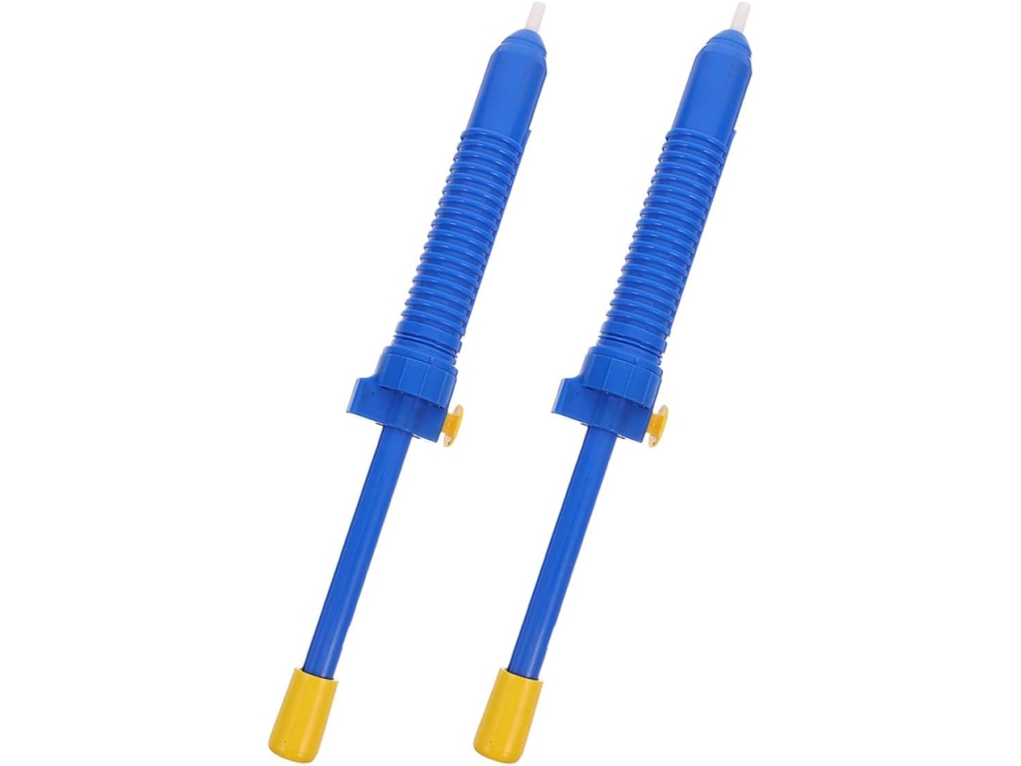 Conjunto De 2 Bombas Manuais Azuis Potentes Para Dessoldagem De Plástico Com Sucção.