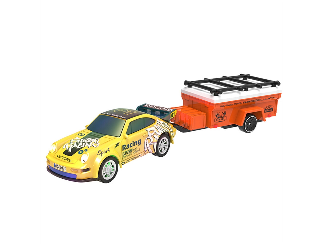 Cinza com Reboquetrasped Hg4 427 Rtr 1/64 2.4g Rwd Drift Rc Liga Metal Led Color App 3 Velocidades Brinquedo Bolso Coleção Presente Meninos MDUG