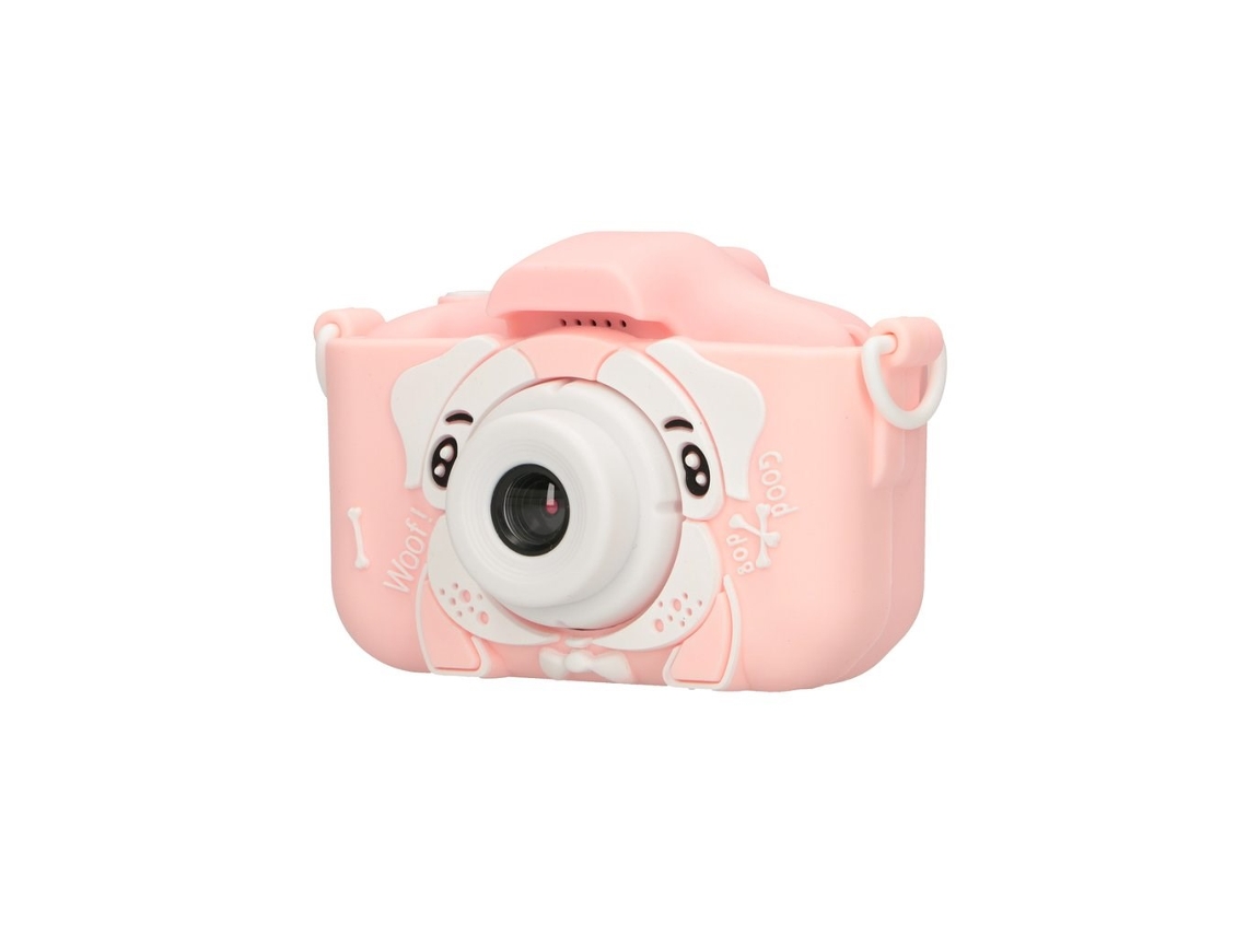Kids Camera Camera H28 Dual Rosa 1080p 30fps, Ecrã 2.0 Extralink