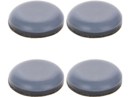 Conjunto De 4 Deslizadores Teflon Para Móveis, Cadeiras E Eletrodomésticos, Protetores Para Pisos De Madeira E Vinil Em