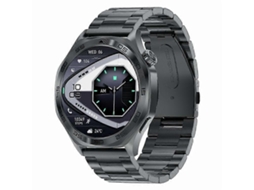 Relógio esportivo multifuncional AK83 com chamadas Bluetooth, monitor de saúde e pulseira de aço Ly Ebike