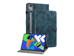 Capa De Couro Com Estampa De Tigre Para Tablet Lenovo Tab P12 Pro 12.7 2025
