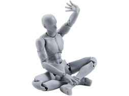 2026 modelo de Boneco Articulado para Desenho, Kits de Bonecos Humano Homem Mulher para Esboço e Pintura Qzm