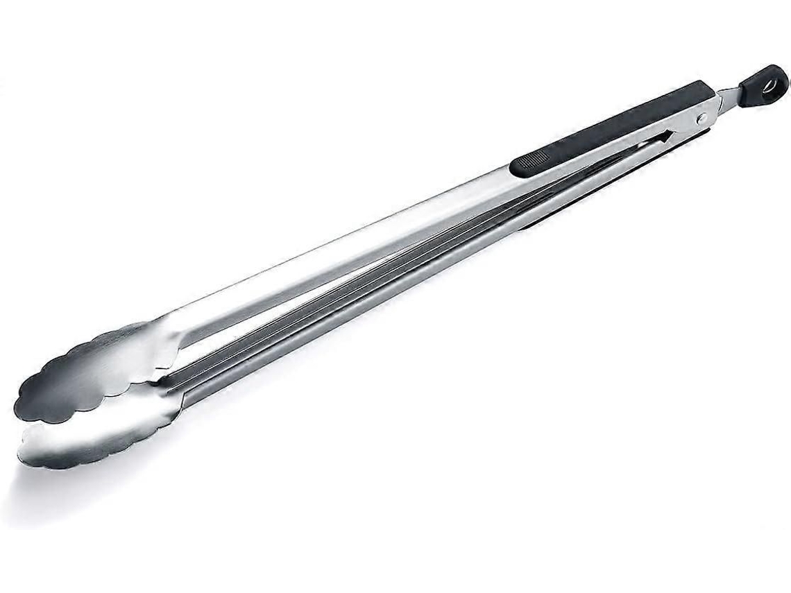 Pinça De Churrasco De Aço Inoxidável De 16 Polegadas - Pinça De Grelha Premium Com Design Travável