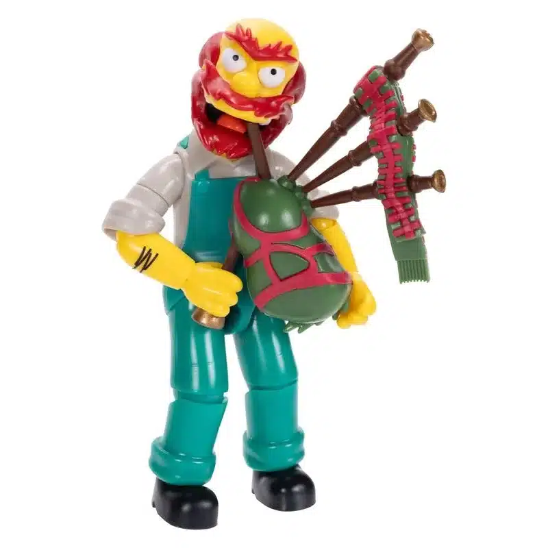 Figura Articulada dos Simpsons Willy com Gaita de Foles 13 cm 175434 Jakk Jakks Maiores de 3 Anos