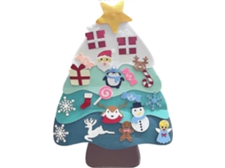 Enfeite De Natal De Feltro Faça Você Mesmo Com Boneco De Neve Removível Decoração Festiva Olysi Shop
