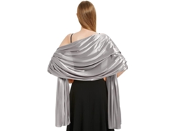 Xale De Cetim Para Mulheres, Xale De Casamento Adequado Para Vestido De Noite, Xale Elegante E Chique Adequado Para Slowmoose