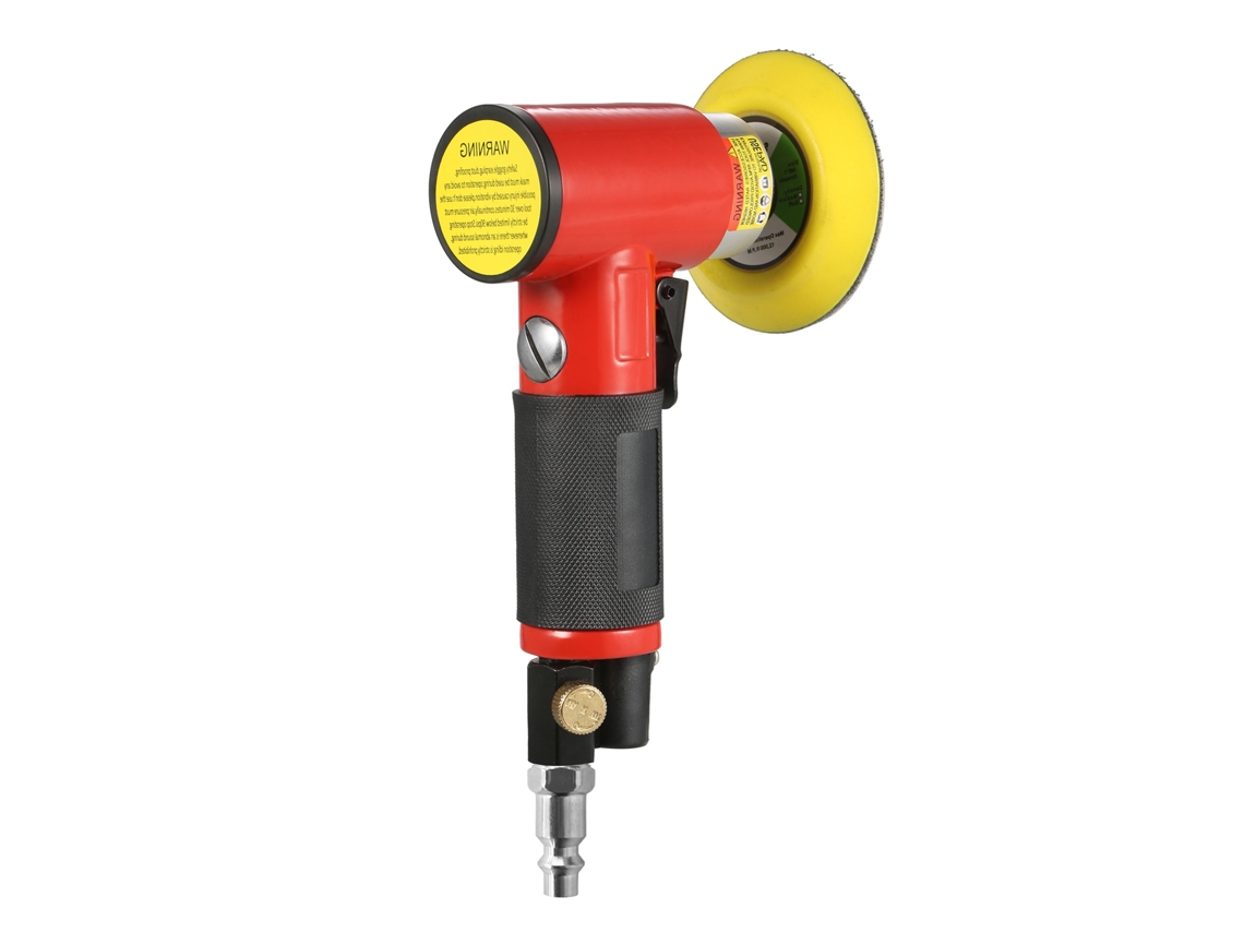 Lixadeira Neumática Orbital Mini Com Discos De 1/2/3 Polegadas E 15 Papéis De Lixa Para Carro E Madeira