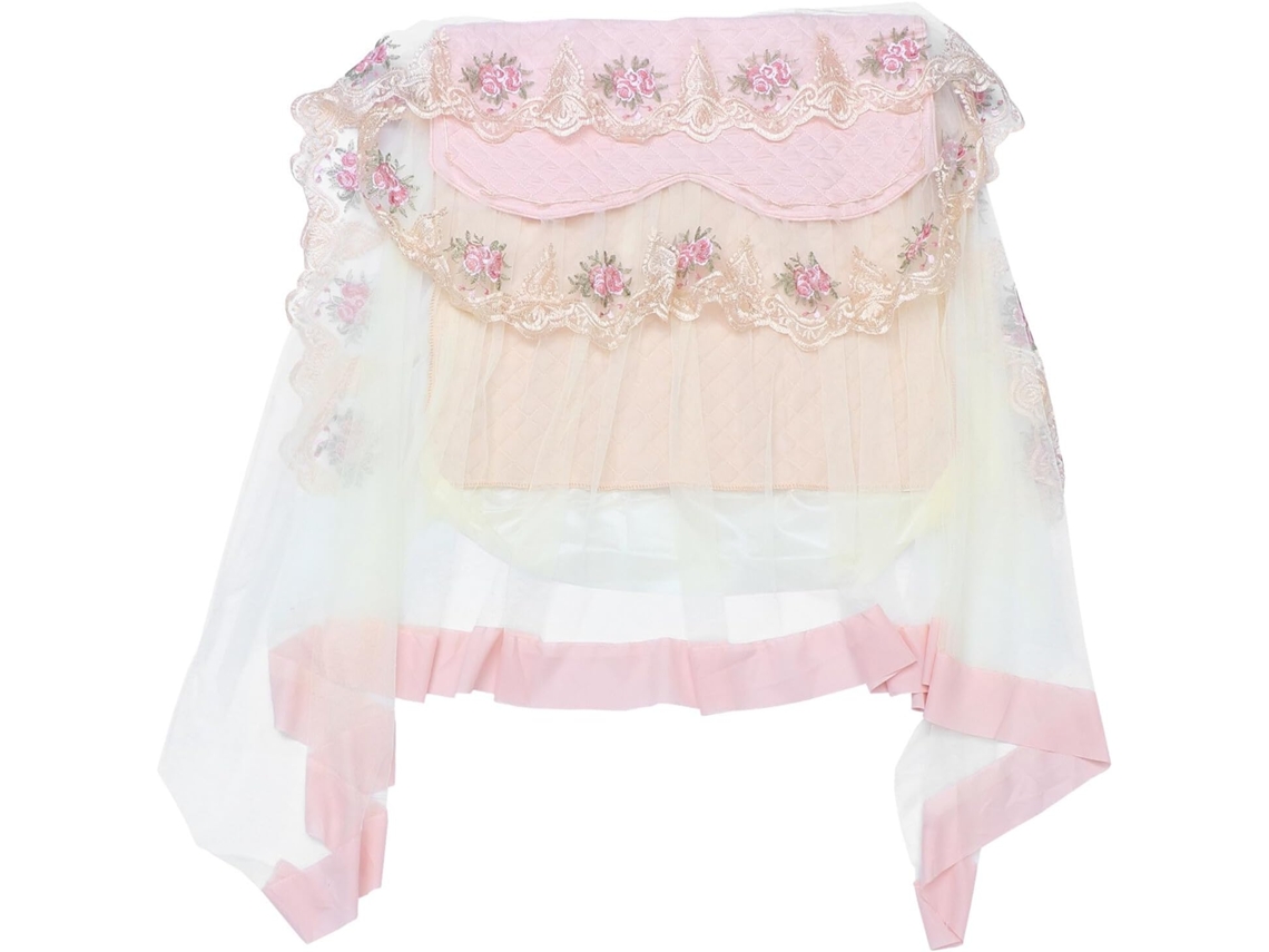 De Tecido Rosa Para Máquina De Lavar Roupa, Com Design De Renda Impermeável, Capa Protetora Gokoco