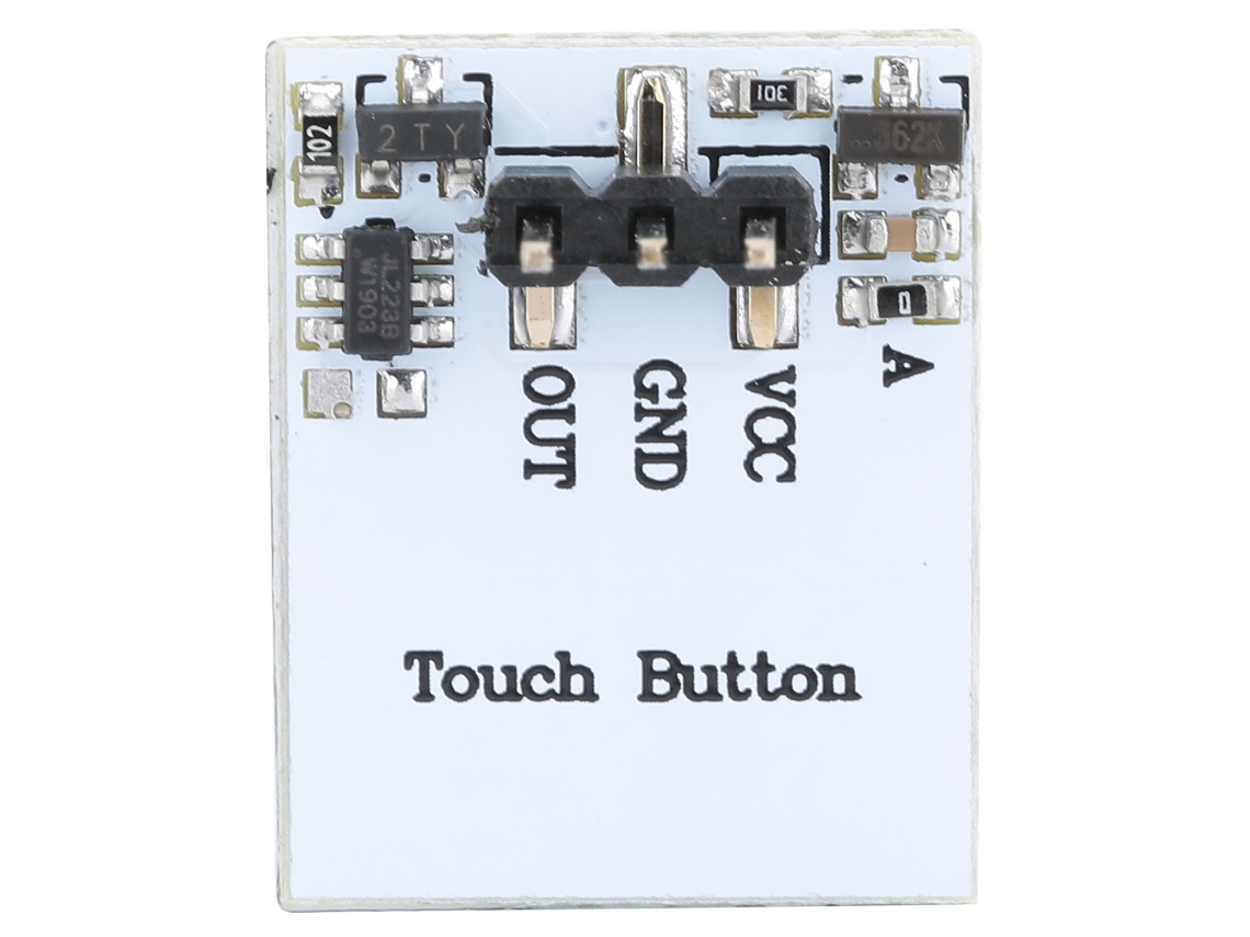 Módulo De Botão Touch Capacitivo Anti-interferência Httm 2.7v-6v (verde) 2pcs