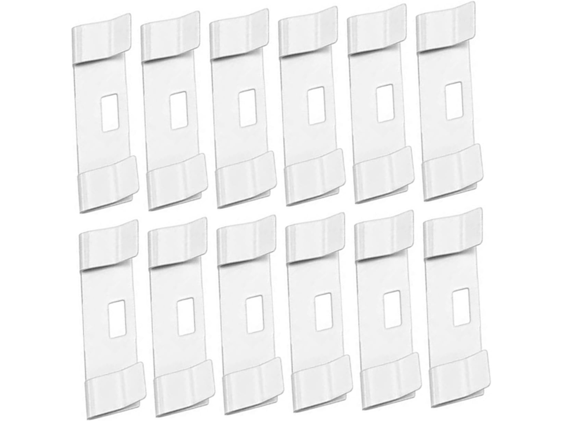 Lifkome Série 5 Acessórios Para Cortinas Verticais Abas Protetoras Suportes Peças De Reposição Lâminas Pompons 12 X