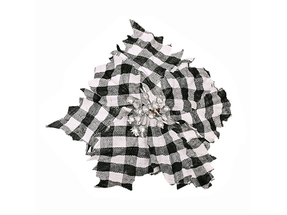 Laxiscreed Flor Natalícia Artificial Com Desenhos Florais Para Decoração Festiva