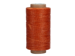 Fio Encerado 150d 250m Para Costura Manual Plana, Cordão Acessório Para Artesanato De Couro Diy Bege Claro