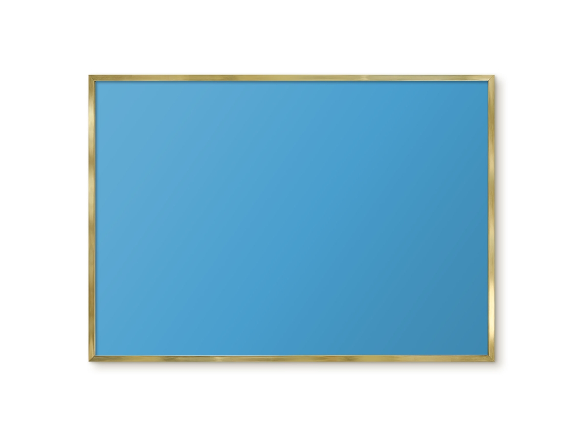 Magnetic Board For Wall Brown Color For The Bedroom Espelharte (100x70 Cm)