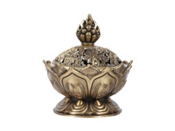 Queimador de Incenso Cone de Bronze para Decoração | S/MARCA