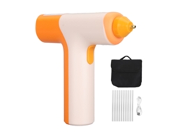 Pistola de cola de lítio não ajustável (bateria de longa duração, pré-aquecimento rápido, antigotejamento)