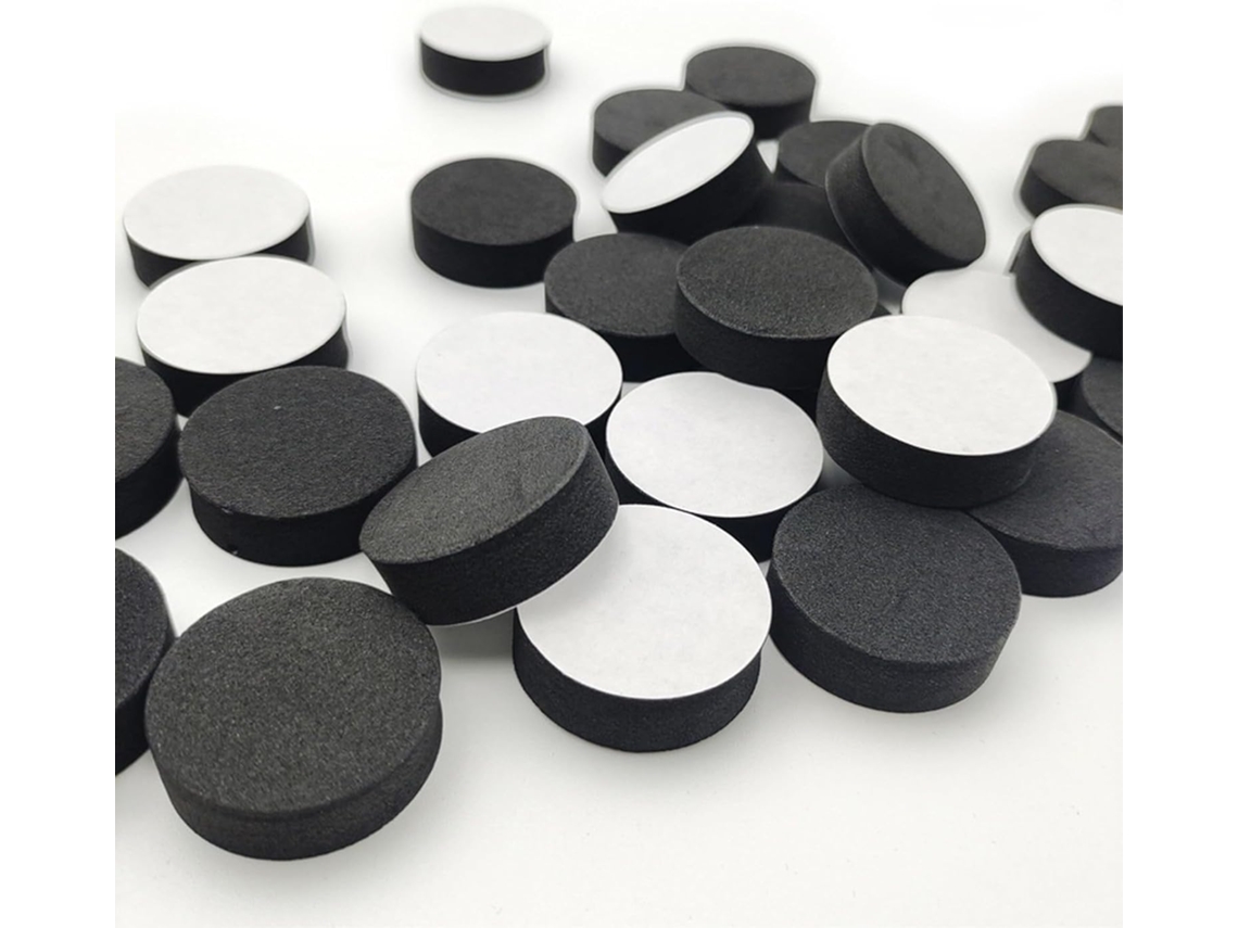 60 Pés Invisíveis E Antiderrapantes Em Eva Para Drenagem Circulação De Ar, Protetores De Mesa Pretos 30mm X 15mm Para