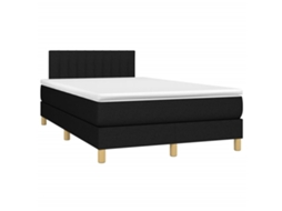 Box Spring Bed, Box Spring Beds Vidaxl Preto Tecido (120 X 190 Cm)