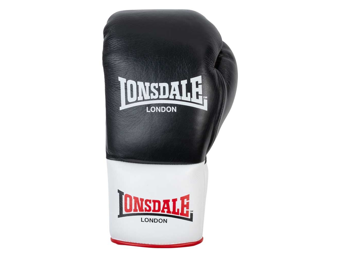 Luvas de Boxe de Couro Campton Preto 10 Oz Llonsdale