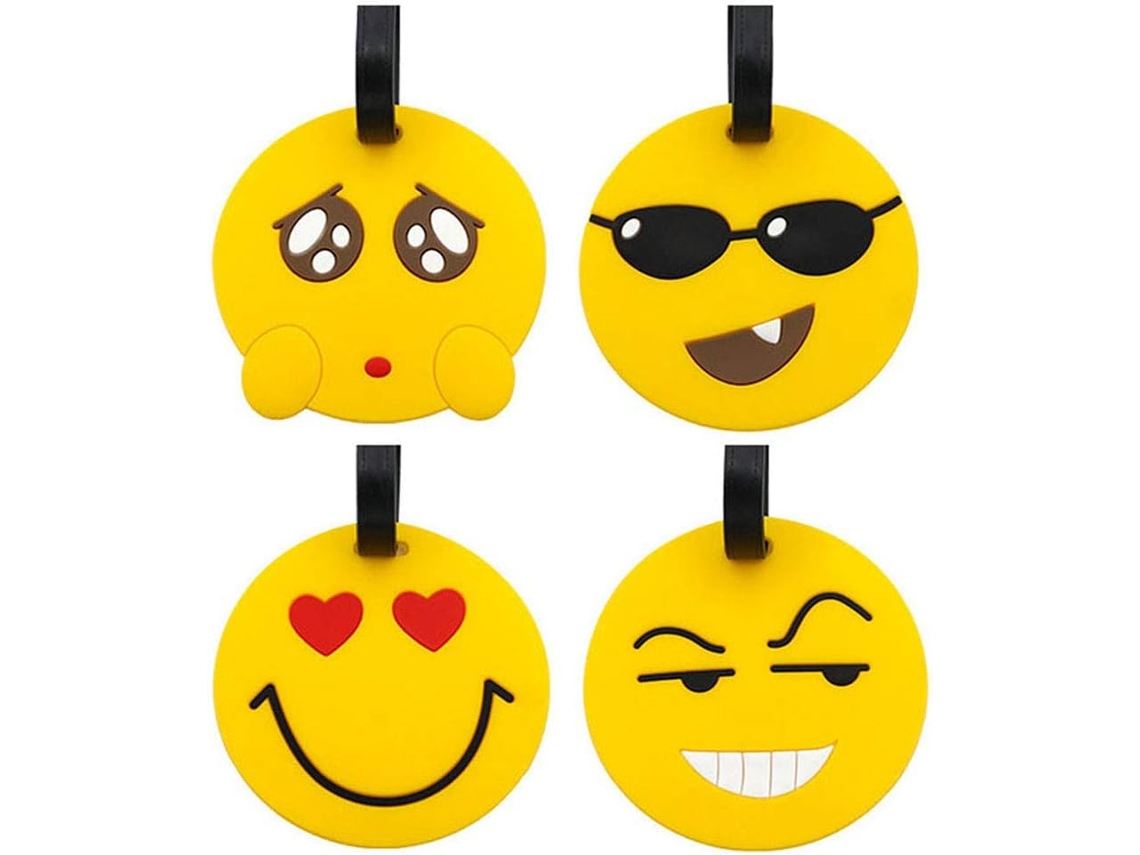 Conjunto de 4 Etiquetas BRILVIBERA com nome e em silicone