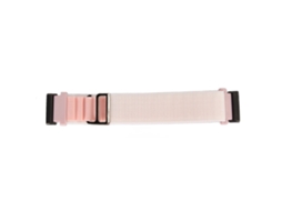 Pulseira de Nylon Elástica para Fitbit Versa 4 3 Sense 2 Branco e Rosa