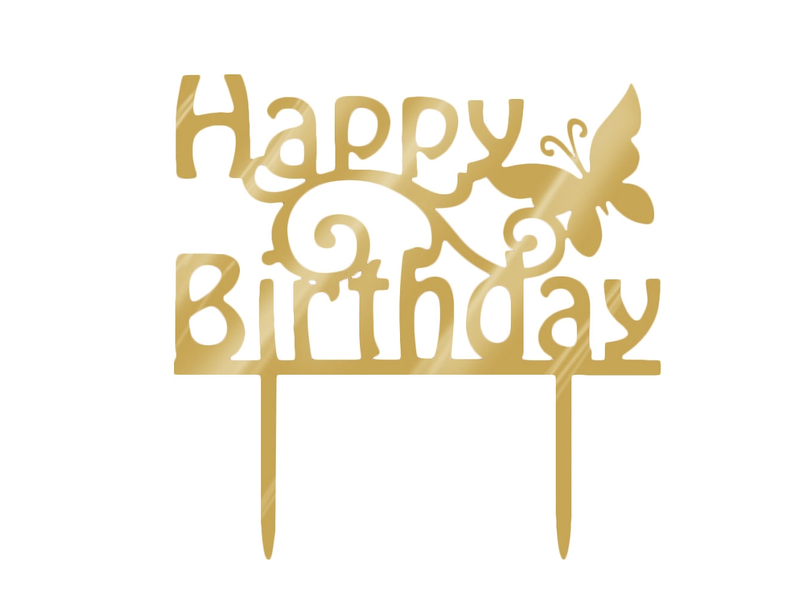 Inserto de Acrílico LAXISCREED para Bolos, Decoração de Aniversário e Festa