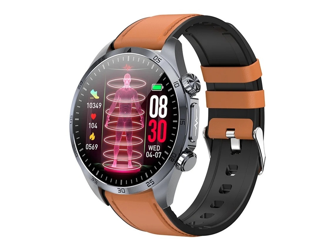 Smartwatch com Bluetooth Chamada Tecido Amoled Monitoramento de Som e Pulso ECG Oxigênio Sem Temperatura Arterial e Monitoramento de Saúde Bestvite