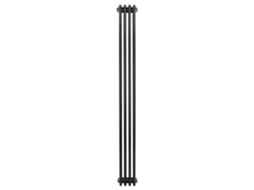 Radiador Vertical 4 Colunas 1800x200 Mm - Preto, Aço Carbono 1.5 Mm, 1152 W, Alta Eficiência, Fácil Instalação, Durável