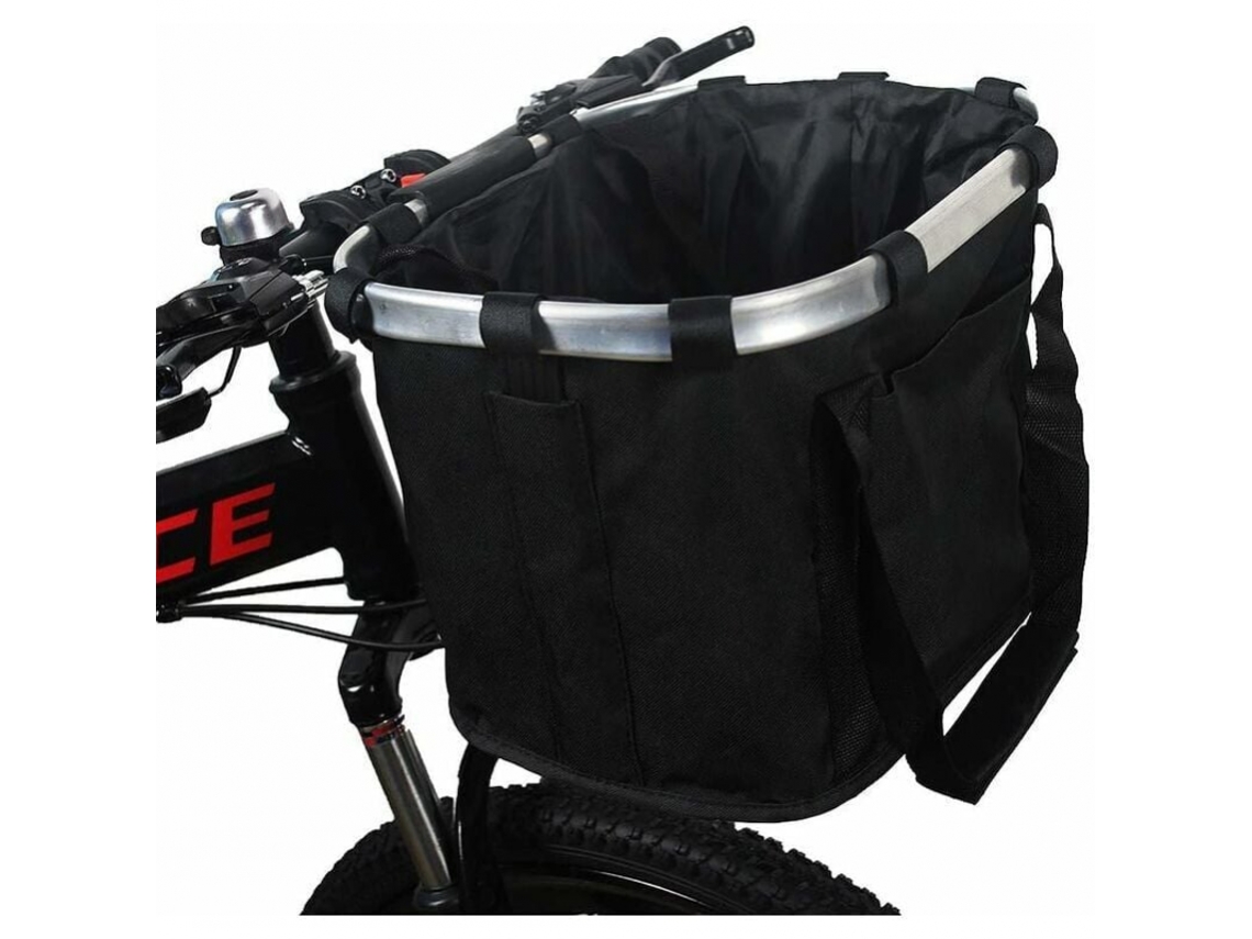 Cesta Removível AQUAFORGE para Bicicleta e Animais de Estimação, dobrável, para transporte de cães pequenos, gatos, compras e itens de passeio