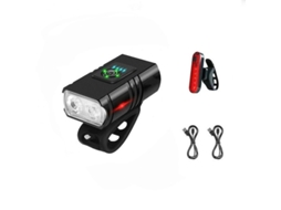 Luzes Led Para Bicicleta Impermeáveis - Luz Dianteira E Traseira - Usb Recarregável - Alumínio
