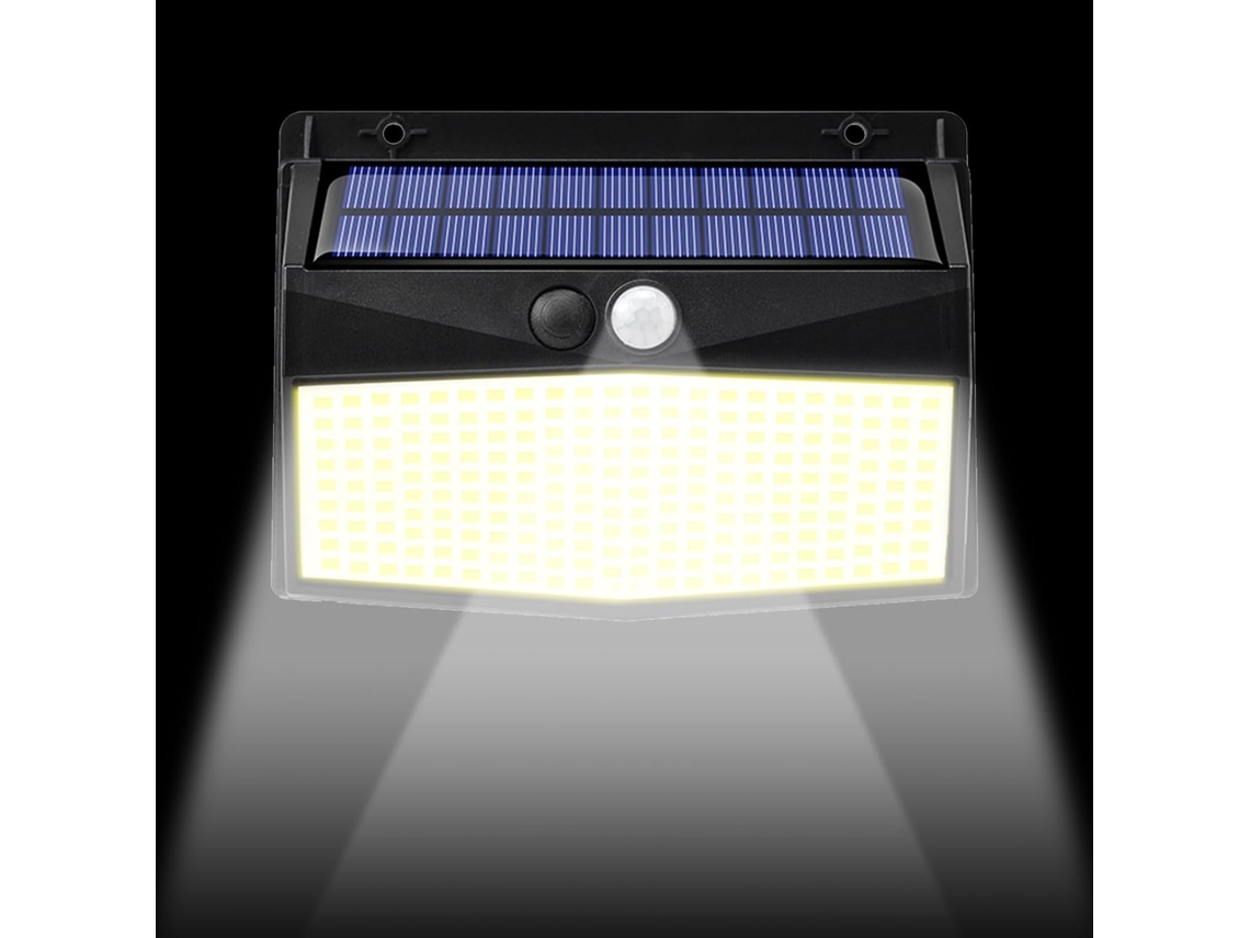 Luz Solar Externa À Prova D'água Com 3 Modos E Sensor De Movimento.