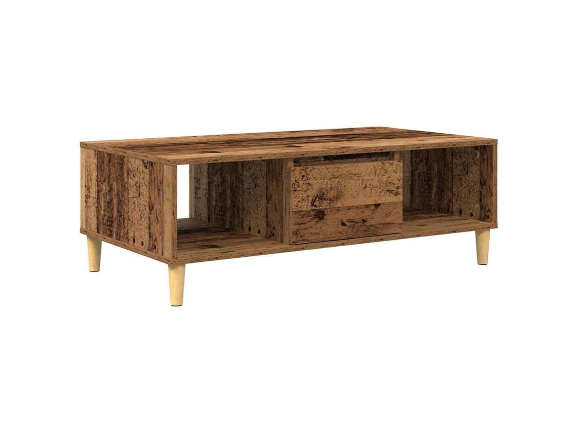 Conjunto 1 Mesas De Centro Vidaxl Castanho Derivados De Madeira (102 X 55 X 35 Cm)