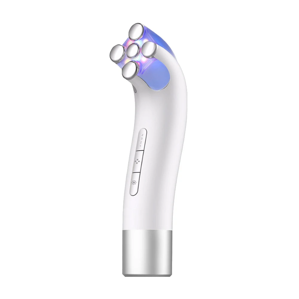 (branco) Máquina De Beleza Com Terapia De Luz Vermelha, Massagem Elétrica Para Os Olhos, Função De Massagem Quente E Vibração