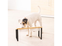 Conjunto de 2 Comedouros e Suporte para Cães, Tigelas Duplas para Comida e Água, Elevado para Cães e Gatos AQUAFORGE