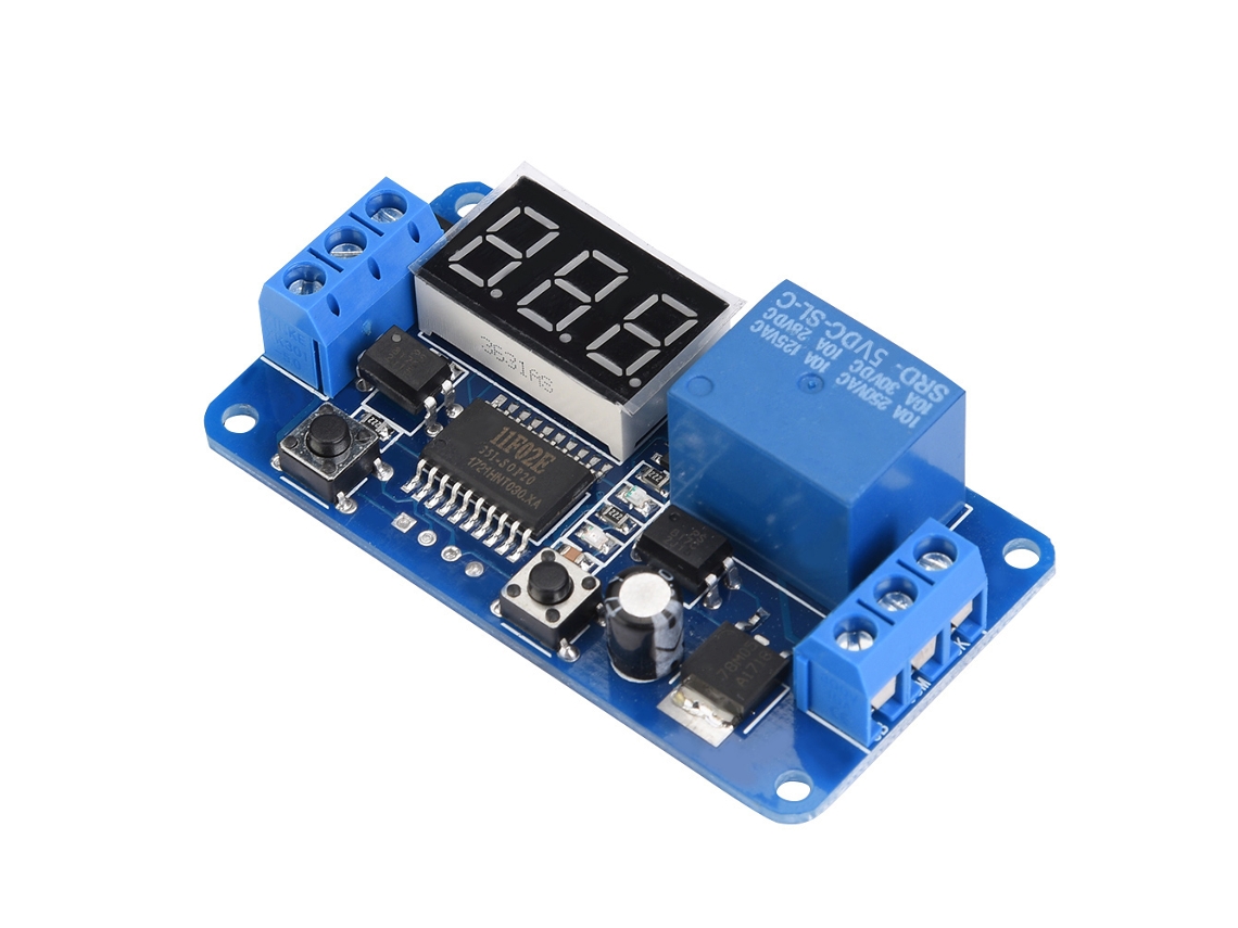 Laxiscreed Temporizador Digital Led Para Automação Plc Com Fonte De 5v De Alta Precisão