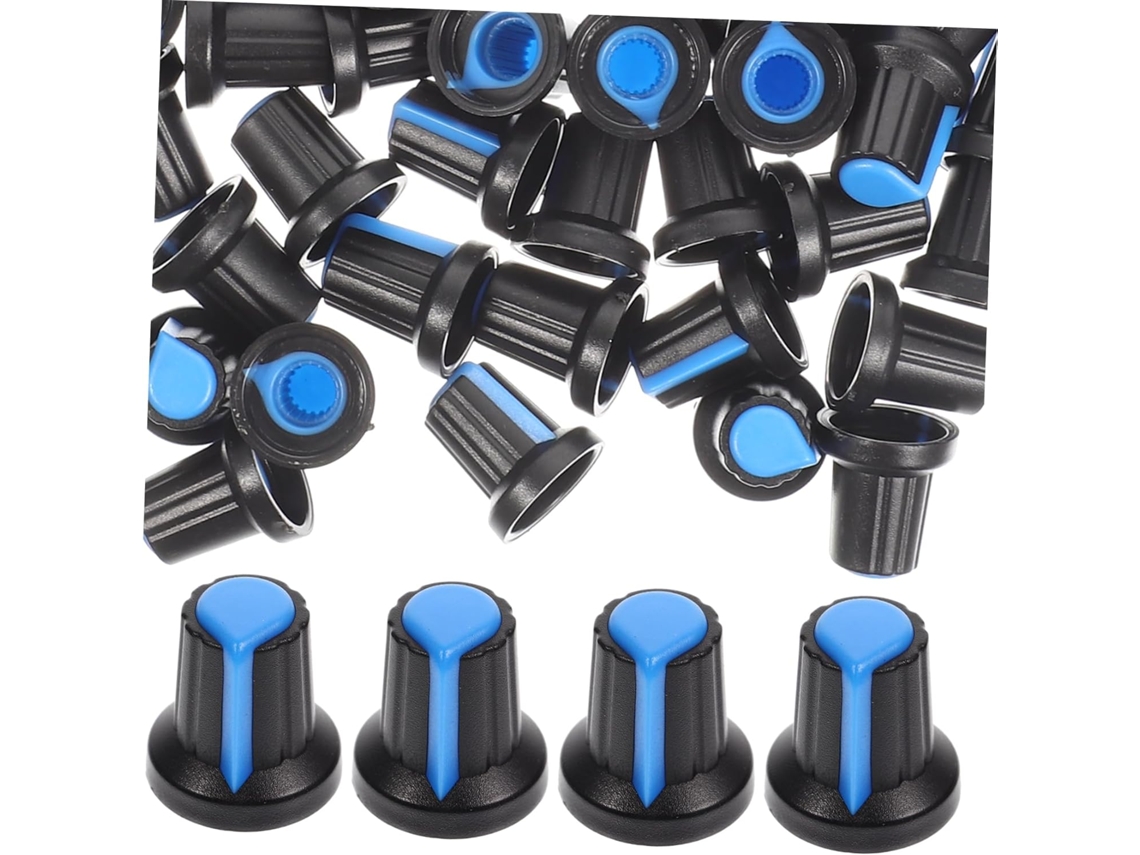 Conjunto De 100 Botões De Potenciômetro Para Guitarra - Acessórios E Efeitos - Fácil Instalação - Material