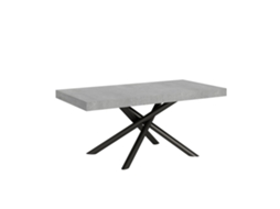 Mesa de Refeição ITAMOBY Famas (90x180/440 - Painéis em Melamina - Cimento)