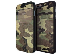 Capa iPhone 6 Plus, 6s Plus, 7 Plus, 8 Plus ATLANTIS Camouflage Verde