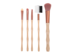 Kit De 5 Pincéis De Maquiagem Portátil Com Pincéis De Cosméticos Macios