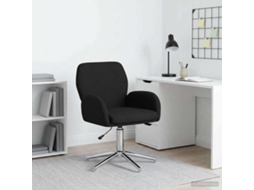 Vidaxl Cadeira De Escritório Giratória 54 X 58 X 90 Cm Preto Tecido