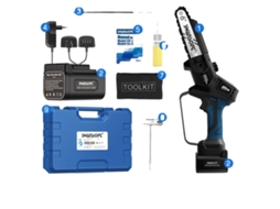 Serra Elétrica De Poda, Motor Sem Escovas, Design Compacto Para Uso Com Uma Mão, Swansoft Cs 1 Azul Oem