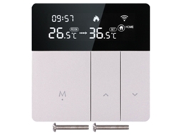 Termostato inteligente WiFi controle remoto app voz Tuya Google Assistant tela LCD 95-230v S/MARCA