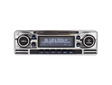Auto-Rádio Calibre Rmd120Bt Bluetooth Usb Retro 168 X 188 X 58 Mm Cromado