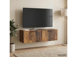 Vidaxl Gabinete De Tv De Parede Madeira Antiga 98 X 31 X 30 Cm