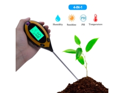 Medidor De Ph E Umidade Do Solo 4 Em 1 Para Jardins Gramados Aquaforge