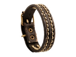Pulseira Tecelada Manual Unissex Com Fivela Presente