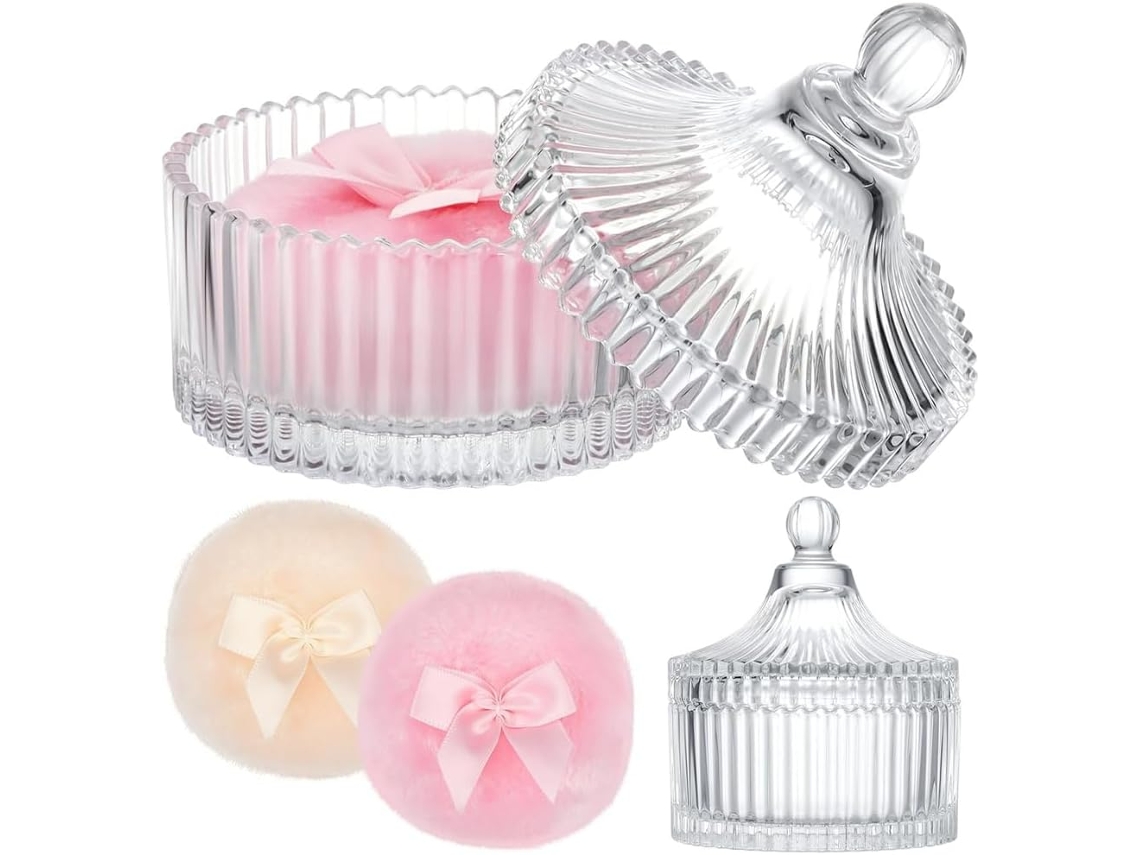Conjunto de 3 Esponjas Grandes para Pó, Recipientes e Espuma SFUSHOS