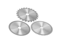 Conjunto de 3 lâminas de serra circular para madeira de 8 polegadas, com 24, 48 e 60 dentes para corte de madeira em carpintaria.