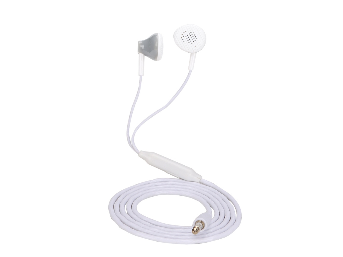 Fones de ouvido intra auriculares com fio controle na linha EOOCOO